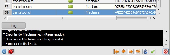 extraer mezcla de base de datos