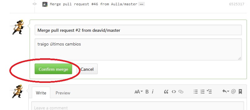 imágenes de github