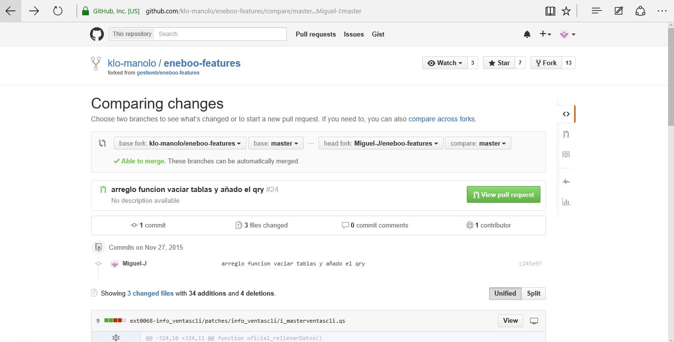 imágenes de github