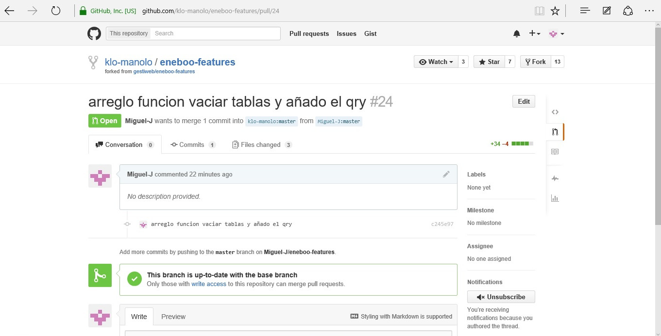 imágenes de github
