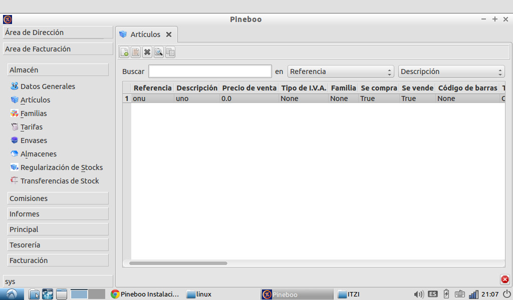 Pineboo en linux