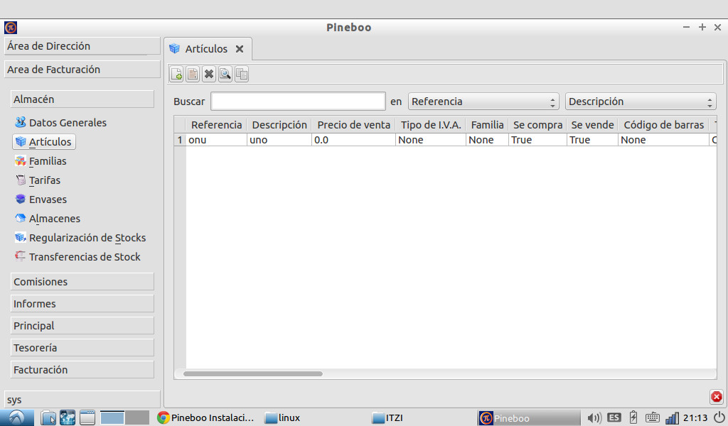 Pineboo en linux